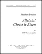 Alleluia! Christ Is Risen SATB choral sheet music cover